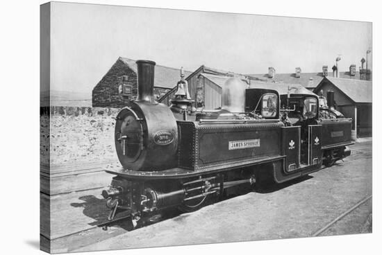 Ffestiniog Railway Steam Locomotive No 8 'James Spooner, 1872-null-Stretched Canvas