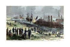 Recapture of Baton Rouge, Louisiana, American Civil War, December 1862-FH Schell-Framed Premium Giclee Print