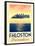 Fhloston Paradise Retro Travel Poster-null-Framed Poster