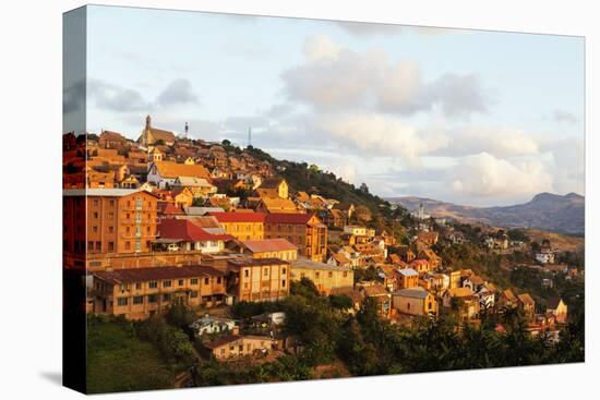 Fianarantsoa Haute Ville in the afternoon, central area, Madagascar, Africa-Christian Kober-Stretched Canvas