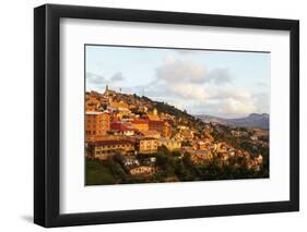 Fianarantsoa Haute Ville in the afternoon, central area, Madagascar, Africa-Christian Kober-Framed Photographic Print