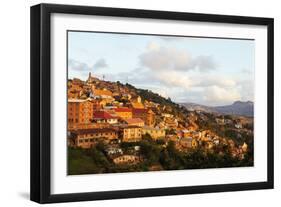 Fianarantsoa Haute Ville in the afternoon, central area, Madagascar, Africa-Christian Kober-Framed Photographic Print