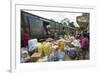 Fianarantsoa to Manakara FCE train, cargo being unloaded, eastern area, Madagascar, Africa-Christian Kober-Framed Photographic Print