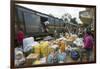 Fianarantsoa to Manakara FCE train, cargo being unloaded, eastern area, Madagascar, Africa-Christian Kober-Framed Photographic Print