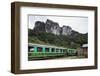 Fianarantsoa to Manakara FCE train, eastern area, Madagascar, Africa-Christian Kober-Framed Photographic Print