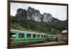 Fianarantsoa to Manakara FCE train, eastern area, Madagascar, Africa-Christian Kober-Framed Photographic Print