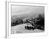 Fiat 1100S Berlinetta Competing in the Mille Miglia, Italy, 1947-null-Framed Photographic Print