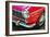 Fiat 1500 Cabriolet Red Front Detail-Dorothy Berry-Lound-Framed Giclee Print