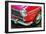 Fiat 1500 Cabriolet Red Front Detail-Dorothy Berry-Lound-Framed Giclee Print