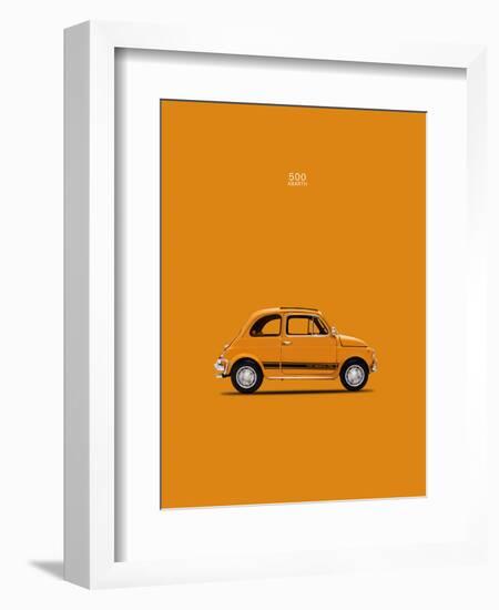 Fiat 500 Abarth 1969-Mark Rogan-Framed Art Print