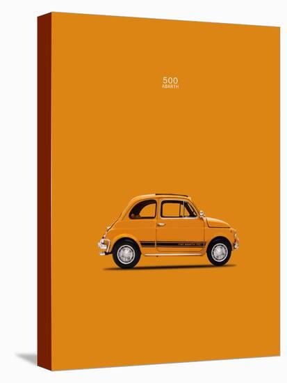 Fiat 500 Abarth 1969-Mark Rogan-Stretched Canvas