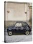 Fiat 500 Car, Cefalu, Sicily, Italy, Europe-Martin Child-Stretched Canvas