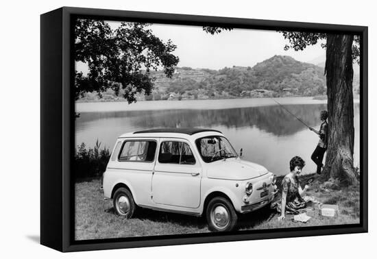 Fiat 500 Giardiniera, C1962-null-Framed Stretched Canvas