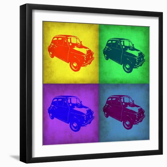 Fiat 500 Pop Art 1-NaxArt-Framed Art Print