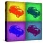 Fiat 500 Pop Art 1-NaxArt-Stretched Canvas