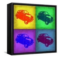 Fiat 500 Pop Art 1-NaxArt-Framed Stretched Canvas