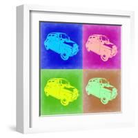 Fiat 500 Pop Art 2-NaxArt-Framed Art Print