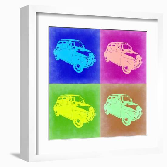 Fiat 500 Pop Art 2-NaxArt-Framed Art Print