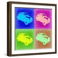 Fiat 500 Pop Art 2-NaxArt-Framed Art Print