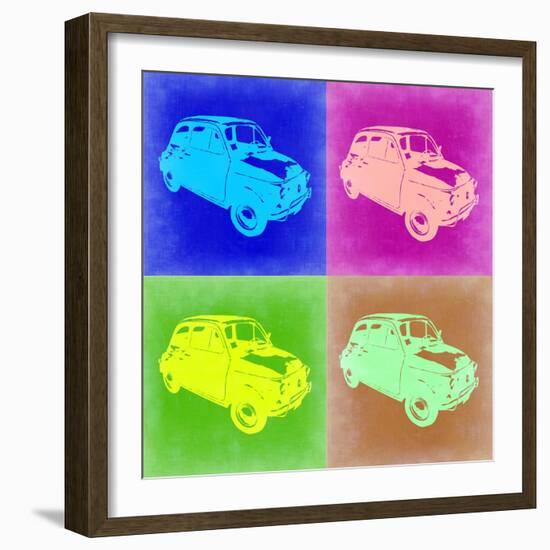 Fiat 500 Pop Art 2-NaxArt-Framed Art Print