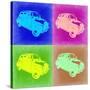 Fiat 500 Pop Art 2-NaxArt-Stretched Canvas