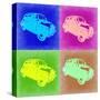 Fiat 500 Pop Art 2-NaxArt-Stretched Canvas