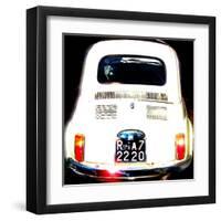 Fiat 500, Rome-Tosh-Framed Art Print