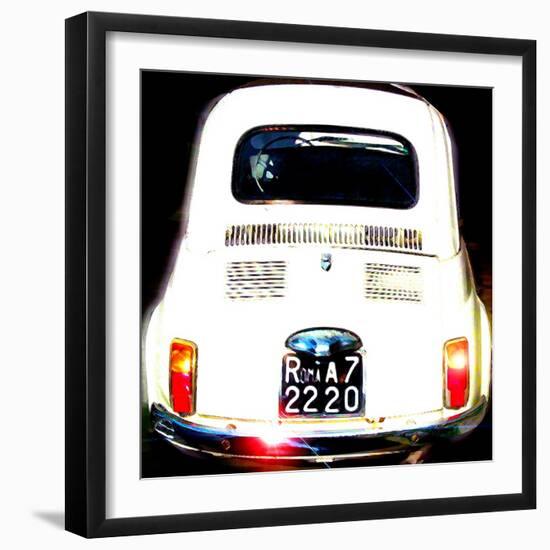 Fiat 500, Rome-Tosh-Framed Art Print