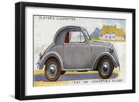 Fiat 500-null-Framed Art Print