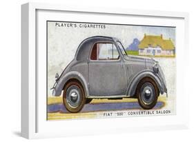 Fiat 500-null-Framed Art Print