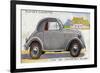 Fiat 500-null-Framed Premium Giclee Print