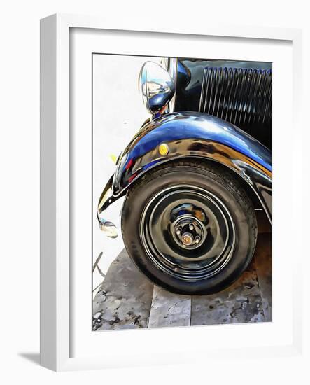Fiat 508 Balila Front View of Headlamp, Bumper and Wheel-Dorothy Berry-Lound-Framed Giclee Print