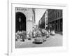 Fiat 600 Multipla Leading a Procession of Fiats, Italy, (Late 1950S)-null-Framed Photographic Print