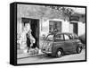 Fiat 600 Multipla Outside a Shop, (C1955-C1965)-null-Framed Stretched Canvas