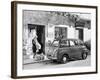 Fiat 600 Multipla Outside a Shop, (C1955-C1965)-null-Framed Photographic Print