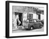 Fiat 600 Multipla Outside a Shop, (C1955-C1965)-null-Framed Photographic Print