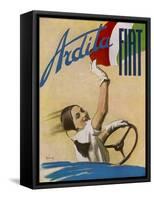 Fiat Ardita Advertisement 1932-null-Framed Stretched Canvas
