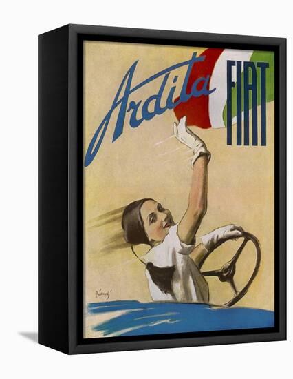 Fiat Ardita Advertisement 1932-null-Framed Stretched Canvas