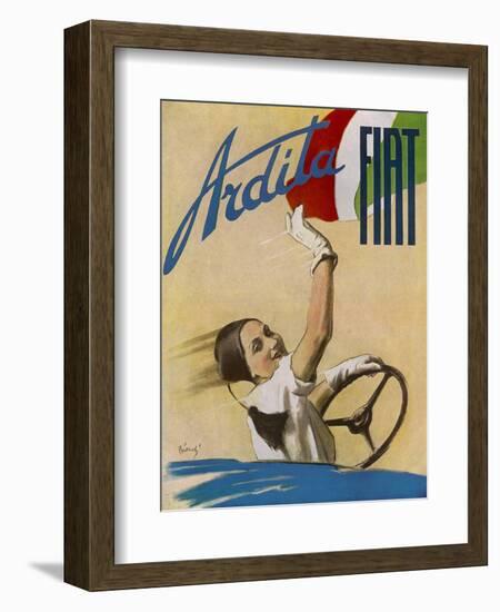 Fiat Ardita Advertisement 1932-null-Framed Photographic Print