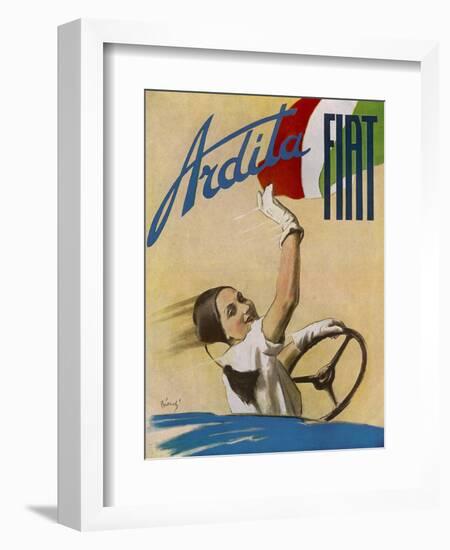 Fiat Ardita Advertisement 1932-null-Framed Photographic Print