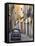 Fiat Driving in Narrow Street, Sassari, Sardinia, Italy-Doug Pearson-Framed Stretched Canvas