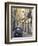 Fiat Driving in Narrow Street, Sassari, Sardinia, Italy-Doug Pearson-Framed Photographic Print