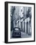 Fiat Driving in Narrow Street, Sassari, Sardinia, Italy-Doug Pearson-Framed Photographic Print