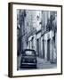 Fiat Driving in Narrow Street, Sassari, Sardinia, Italy-Doug Pearson-Framed Photographic Print