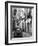 Fiat Driving in Narrow Street, Sassari, Sardinia, Italy-Doug Pearson-Framed Photographic Print