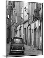 Fiat Driving in Narrow Street, Sassari, Sardinia, Italy-Doug Pearson-Mounted Photographic Print