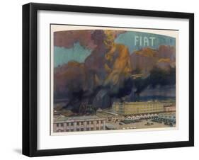 Fiat Factory-null-Framed Premium Photographic Print