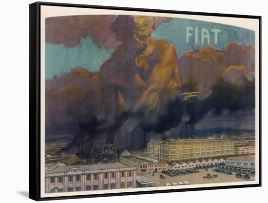Fiat Factory-null-Framed Stretched Canvas