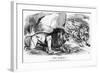 Fiat Justitia! the British Lion and the Afghan Wolves, Cartoon from 'Punch' Magazine-John Tenniel-Framed Giclee Print