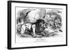 Fiat Justitia! the British Lion and the Afghan Wolves, Cartoon from 'Punch' Magazine-John Tenniel-Framed Giclee Print